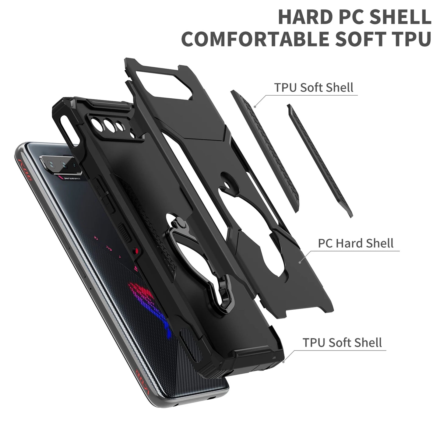 ZSHOW Armor Phone Case for ASUS ROG