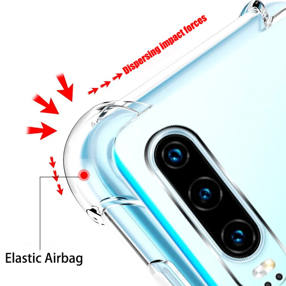 Clear Silicone Phone Case For Huawei Honor