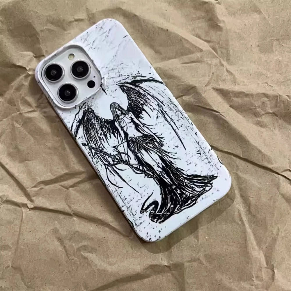 Gothic Girl Phone Case For iPhone