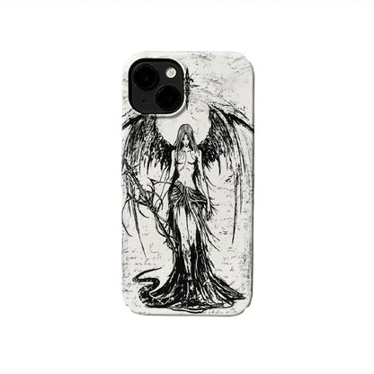 Gothic Girl Phone Case For iPhone