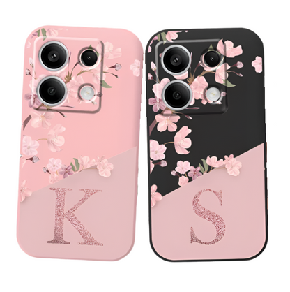 Sakura Letter Phone Case For Poco