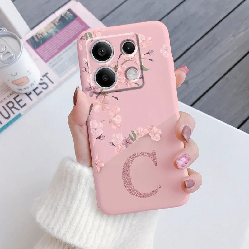 Sakura Letter Phone Case For Poco